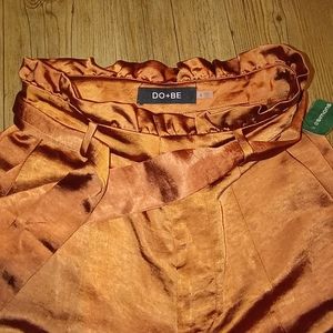 DO+BE Satin feel Rust Pants 🏵️